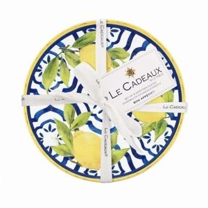 NWT Le Cadeaux Palermo Appetizer Plates ( Set of 4 )